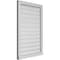 Ekena Millwork Vertical Surface Mount PVC Gable Vent: Functional, w/ 2"W x 2"P Brickmould Sill Frame, 26"W x 38"H GVPVE26X3803SF - alternate 2